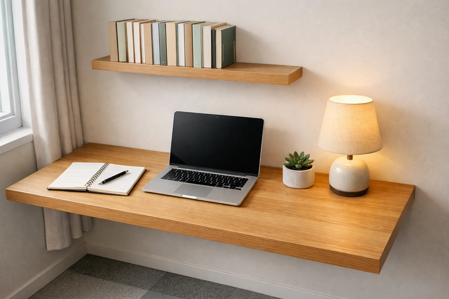 Studienplatz mit Schreibtisch